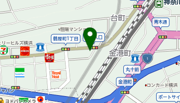 三井のカーシェアーズ リパーク横浜鶴屋町1丁目第2(自転車可)の地図画像