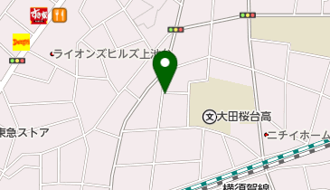 三井のカーシェアーズ リパーク中馬込3丁目第3(自転車可)の地図画像