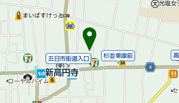 三井のカーシェアーズ リパーク高円寺南2丁目第4(自転車可)の地図画像