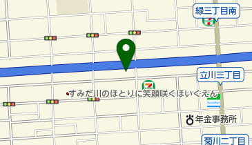 三井のカーシェアーズ リパーク墨田立川2丁目(自転車禁止)の地図画像