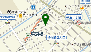 三井のカーシェアーズ リパーク横浜平沼1丁目第6(自転車可)の地図画像