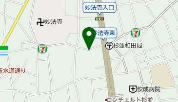 三井のカーシェアーズ リパーク杉並堀ノ内3丁目第6(自転車可)の地図画像