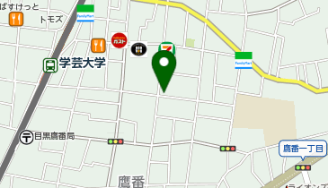 三井のカーシェアーズ 鷹番2丁目第5(自転車禁止)の地図画像