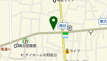 三井のカーシェアーズ 中野弥生町5丁目第3(自転車禁止)の地図画像