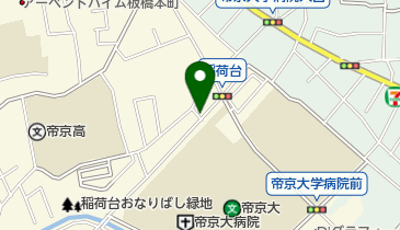 三井のカーシェアーズ リパーク板橋稲荷台(自転車可)の地図画像