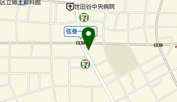 三井のカーシェアーズ リパーク弦巻1丁目第6(自転車可)の地図画像