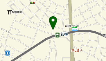 三井のカーシェアーズ リパーク若林4丁目第2(自転車可)の地図画像