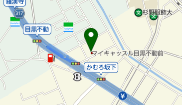 三井のカーシェアーズ マイキャッスル目黒不動前(自転車禁止)の地図画像