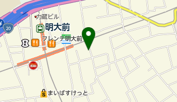 三井のカーシェアーズ 松原1丁目第1(自転車禁止)の地図画像