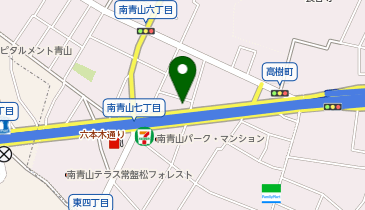 三井のカーシェアーズ グランシエル南青山(自転車禁止)の地図画像