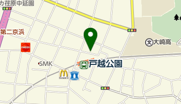 三井のカーシェアーズ 戸越公園駅前第1(自転車禁止)の地図画像
