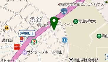 三井のカーシェアーズ NJK MARQUIS OMOTESANDO(自転車禁止)の地図画像