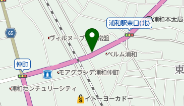 三井のカーシェアーズ リパーク浦和駅東口第6(自転車可)の地図画像