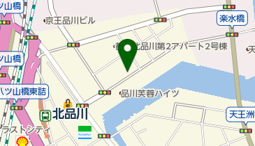 三井のカーシェアーズ 北品川1丁目第2の地図画像