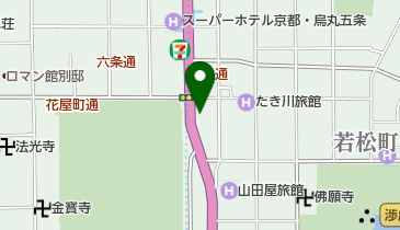 三井のカーシェアーズ リパーク東本願寺前の地図画像