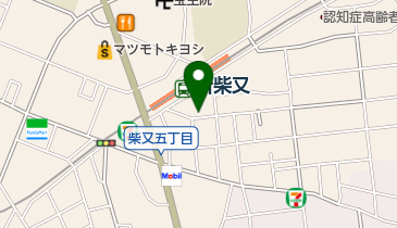 三井のカーシェアーズ リパーク柴又5丁目第2(自転車可)の地図画像