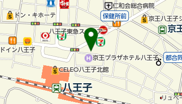 三井のカーシェアーズ リパーク八王子駅前(自転車可)の地図画像