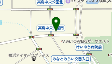三井のカーシェアーズ リパークみなとみらい5丁目第1(自転車可)の地図画像