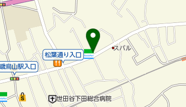 三井のカーシェアーズ リパーク南烏山4丁目(自転車可)の地図画像