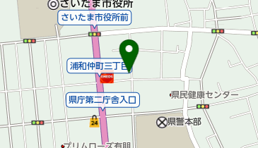 三井のカーシェアーズ リパーク浦和仲町3丁目第3(自転車可)の地図画像