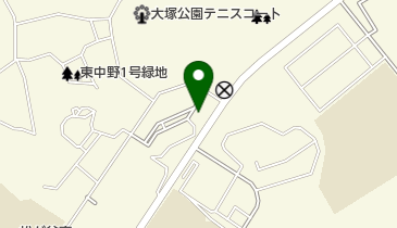 三井のカーシェアーズ リパーク松が谷住宅(自転車禁止)の地図画像