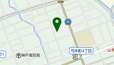 三井のカーシェアーズ リパーク神戸楠丘町3丁目(自転車禁止)の地図画像