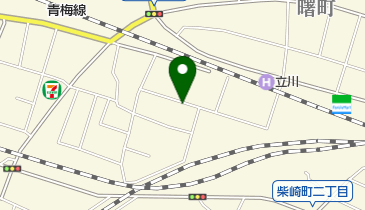 三井のカーシェアーズ リパーク立川曙町1丁目第3(自転車可)の地図画像