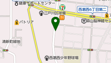 三井のカーシェアーズ リパーク西葛西7丁目第2(自転車可)の地図画像