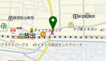 三井のカーシェアーズ リパーク放出駅前(自転車禁止)の地図画像