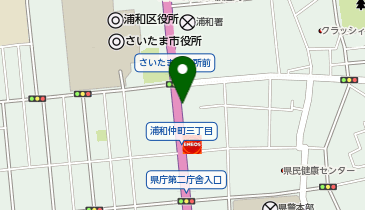 三井のカーシェアーズ リパーク浦和仲町3丁目(自転車可)の地図画像