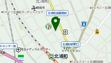 三井のカーシェアーズ リパーク北浦和3丁目第3(自転車可)の地図画像