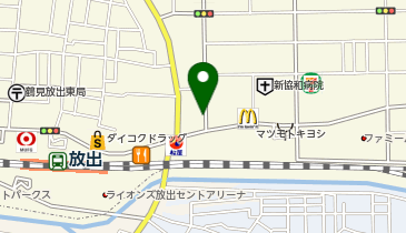 三井のカーシェアーズ リパーク放出駅前第3の地図画像