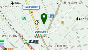 三井のカーシェアーズ リパーク北浦和1丁目第4(自転車可)の地図画像