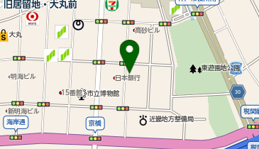 三井のカーシェアーズ リパーク江戸町(自転車禁止)の地図画像