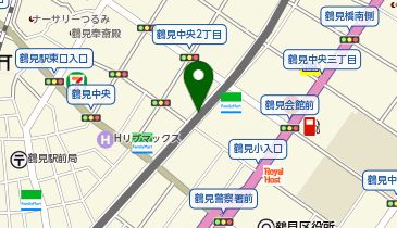 三井のカーシェアーズ リパーク鶴見中央2丁目(自転車可)の地図画像