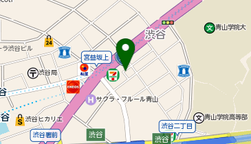 三井のカーシェアーズ リパーク渋谷2丁目第3(自転車可)の地図画像