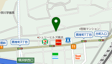 三井のカーシェアーズ リパーク横浜台町第7(自転車可)の地図画像