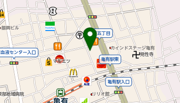 三井のカーシェアーズ リパーク亀有5丁目第12(自転車可)の地図画像