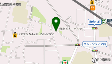 三井のカーシェアーズ リパーク足立梅田5丁目第3(自転車可)の地図画像