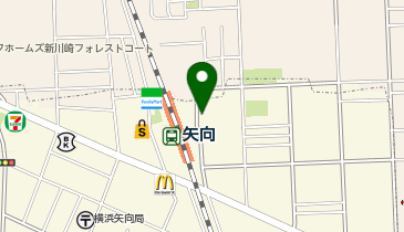 三井のカーシェアーズ リパーク横浜矢向5丁目第2(自転車可)の地図画像