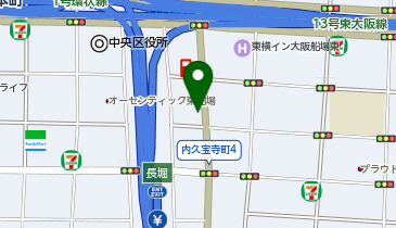 三井のカーシェアーズ リパーク大阪材木町(自転車禁止)の地図画像