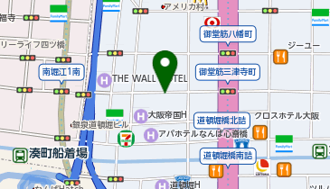三井のカーシェアーズ リパーク西心斎橋2丁目第2の地図画像