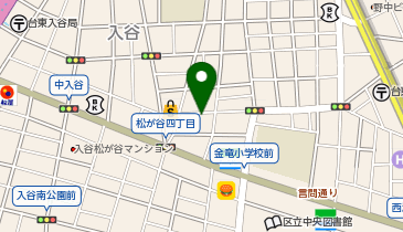 三井のカーシェアーズ リパーク入谷2丁目(自転車禁止)の地図画像