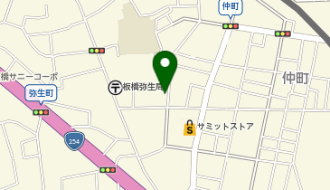 三井のカーシェアーズ リパーク板橋弥生町第2(自転車禁止)の地図画像