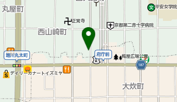 三井のカーシェアーズ リパーク京都府庁前(自転車禁止)の地図画像