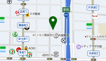 三井のカーシェアーズ リパーク大阪東郵便局前(自転車禁止)の地図画像