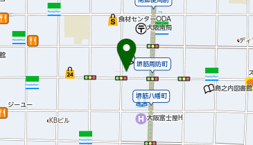 三井のカーシェアーズ リパーク東心斎橋1丁目(自転車禁止)の地図画像
