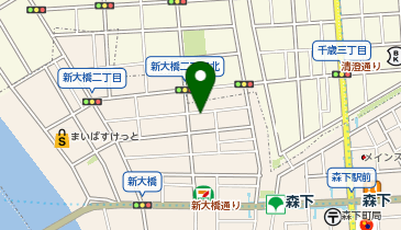 三井のカーシェアーズ 森下駅前第2の地図画像