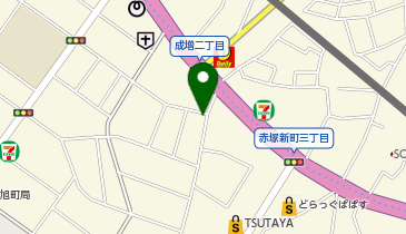 三井のカーシェアーズ リパーク赤塚新町3丁目(自転車可)の地図画像