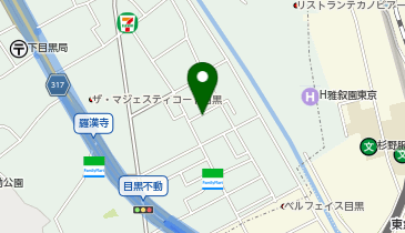 三井のカーシェアーズ 下目黒2丁目クレールモリドー(自転車禁止)の地図画像